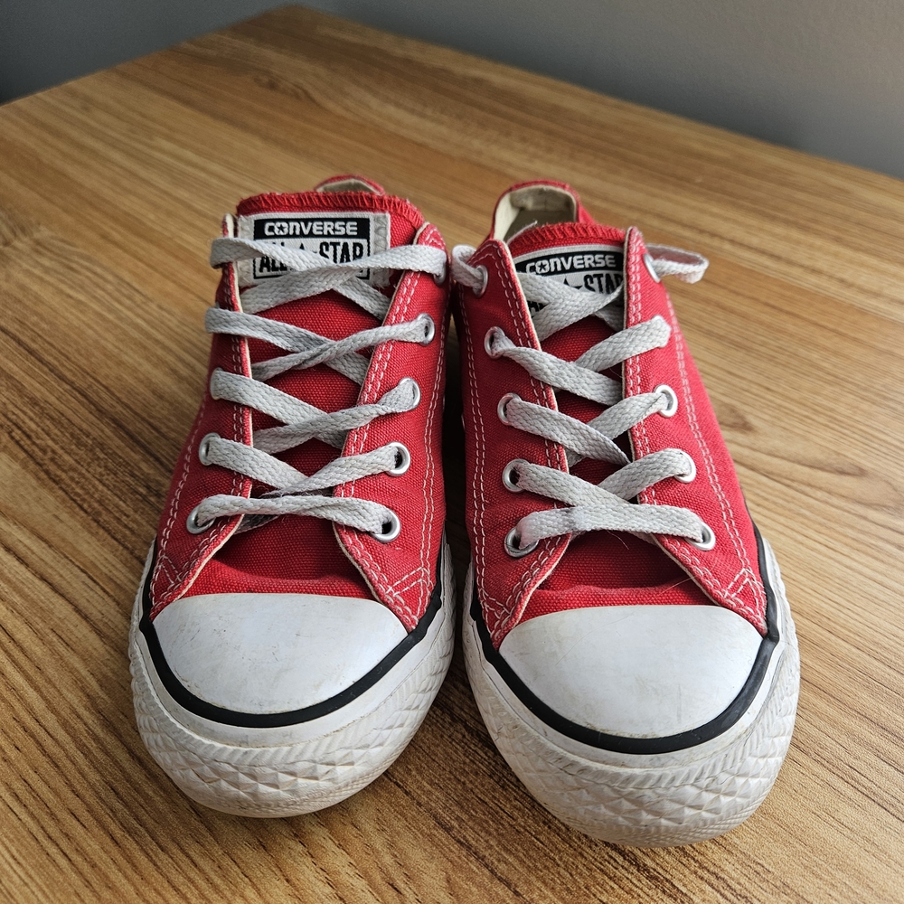 Converse Kids Classic Red and White Sneakers